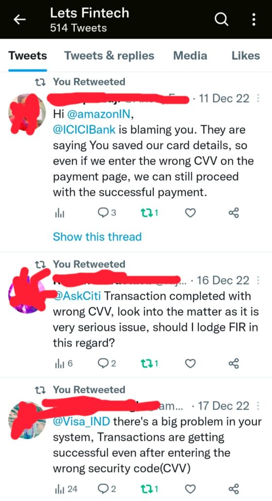Citi Bank CVV Fraud, VISA Card fraud
