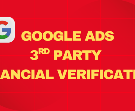 Google Ads third party financial verification