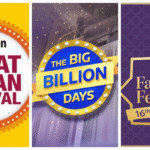 E-commerce giants like Flipkart, Amazon, and Myntra participate in this