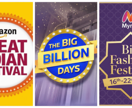 E-commerce giants like Flipkart, Amazon, and Myntra participate in this